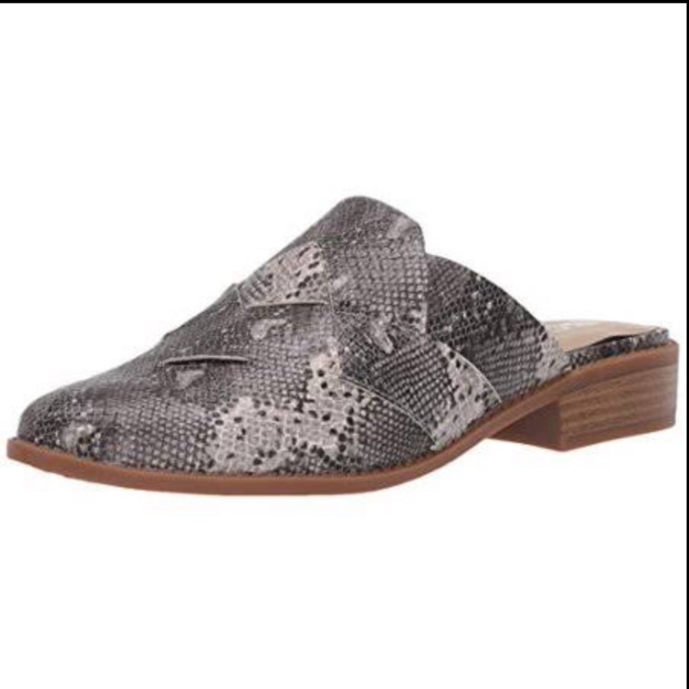 New BC Footwear Snake Print Python Mules - Picture 1 of 12